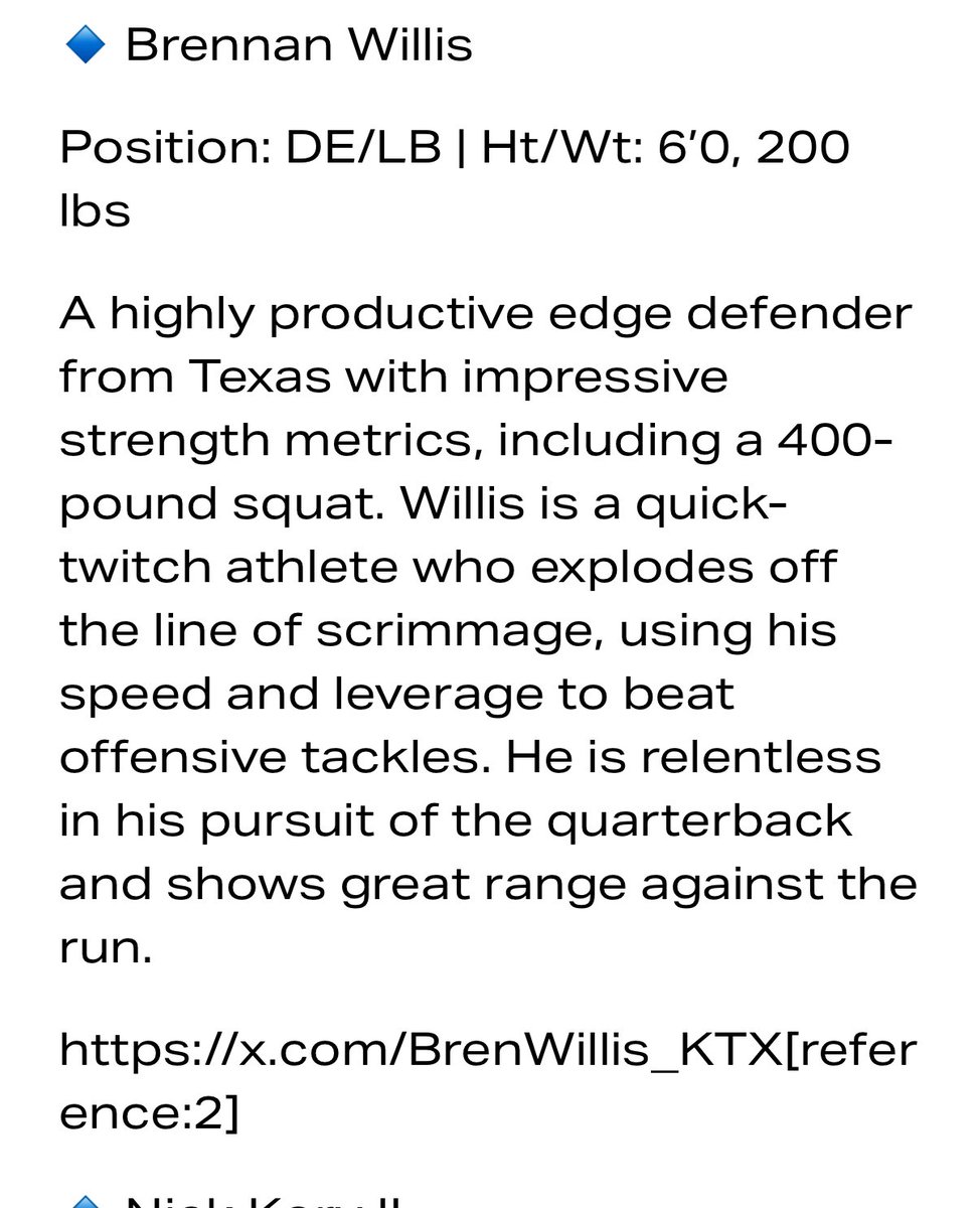 BrenWillis_KTX's tweet photo. Thanks to @LT2FBA and @LoganTillman  for the recognition. 

@AlPopsFootball 
@PrepRedzoneNext 
@UAFootball 
@UANextFootball https://t.co/z3Qnorw1Zj