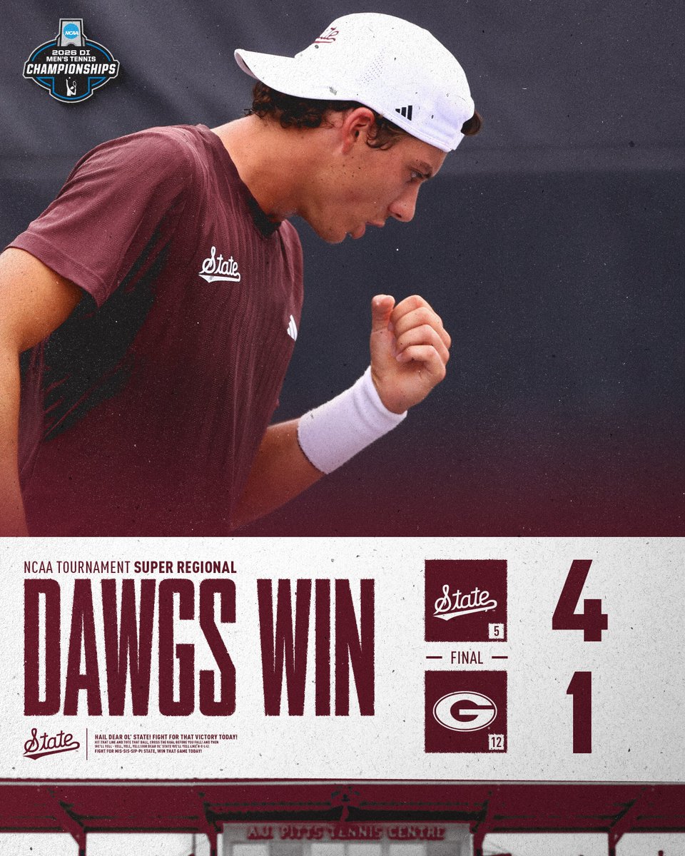 Mississippi State Men's Tennis tweet media