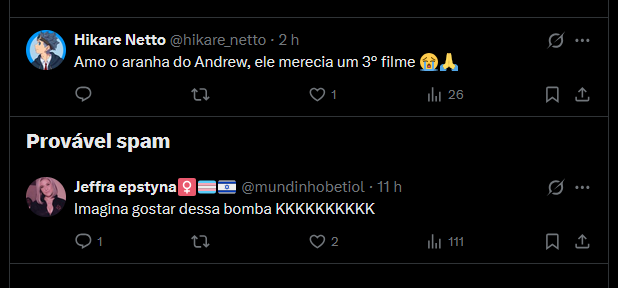 Dois lados.