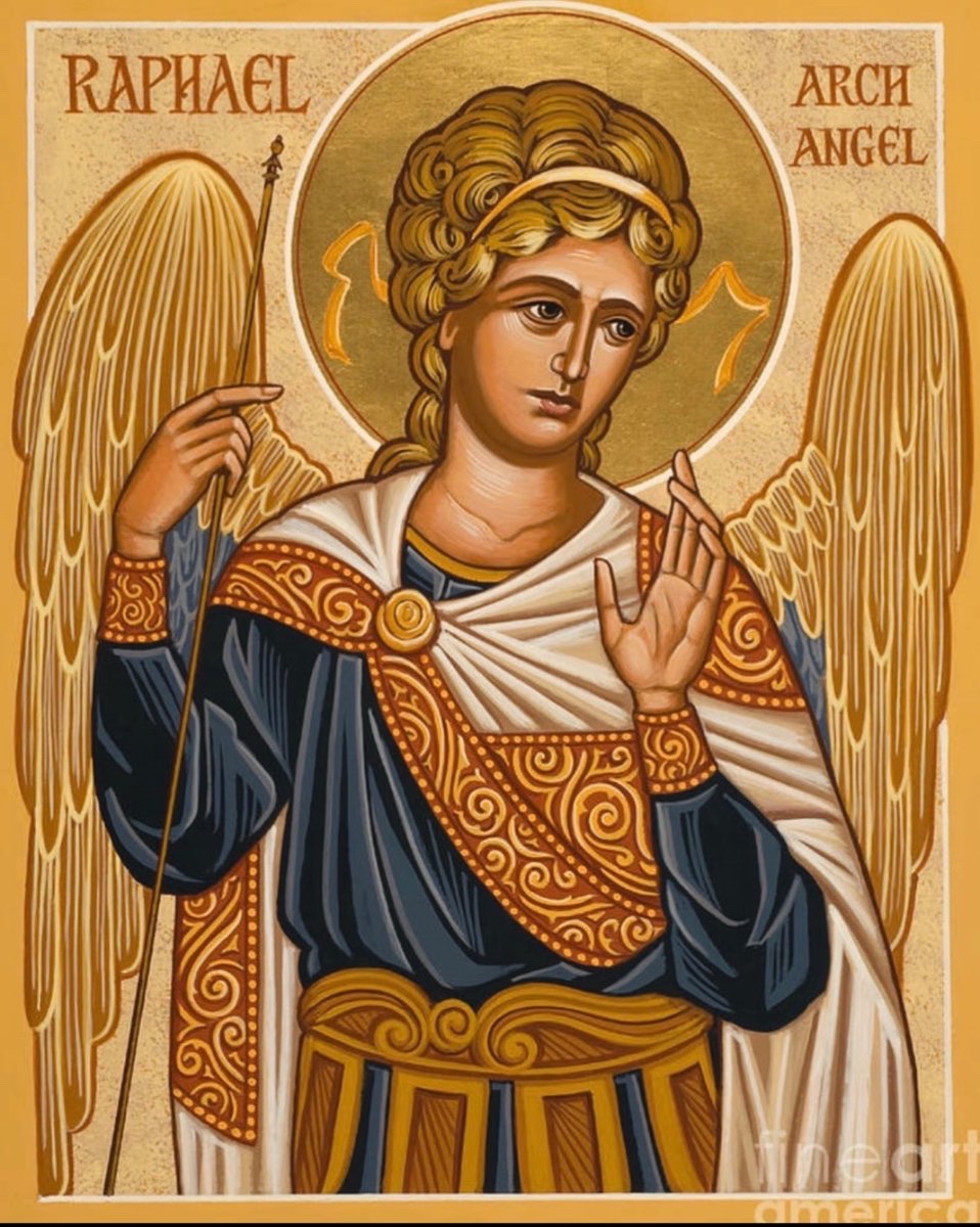 prayandfast2's tweet photo. St. Raphael the Archangel, Angel of Healing, pray for all in need of healing today! https://t.co/M0BghFMPJJ