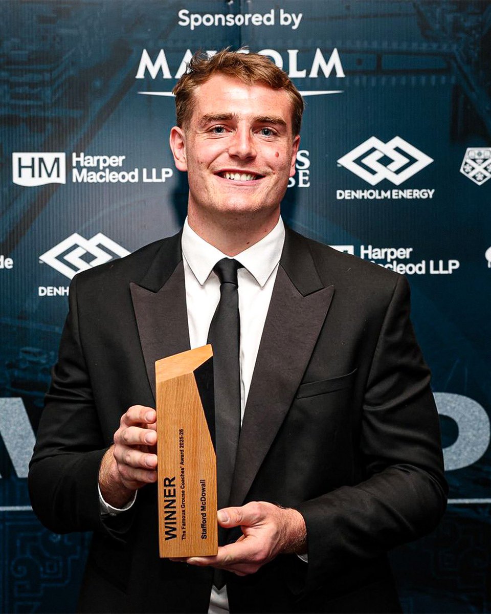 GlasgowWarriors's tweet photo. Mr Consistent 💪

@thefamousgrouse Coaches’ Award goes to Stafford McDowall 👏

#WhateverItTakes ⚔️🛡️ https://t.co/dQ69Q0lEh5
