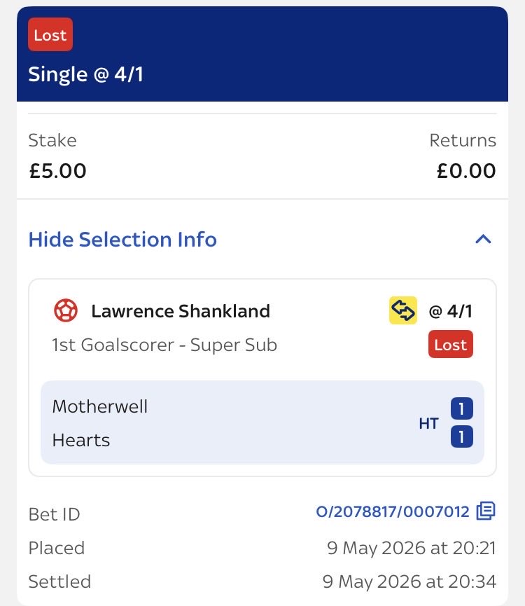 peterjeffrey67's tweet photo. @SkyBet do own goals count as first goalscorer? They never used to https://t.co/6H2LkLbv06