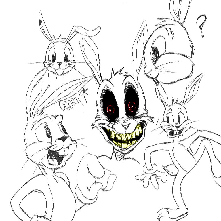 DaManMan226242's tweet photo. Bugs bun bun sketches https://t.co/dHatrCpCP5