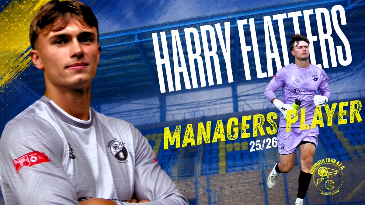 TheGarforthTown's tweet photo. Managers player of the season is in safe hands...
@HarryFlatters__ 🙌🏆💙 https://t.co/9v1naHnMnD