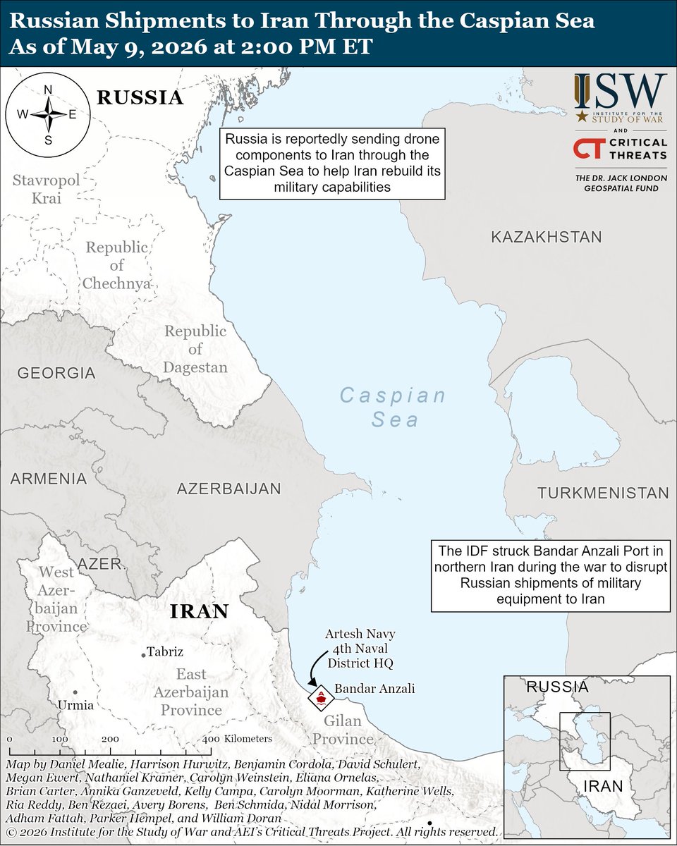 Institute for the Study of War tweet media