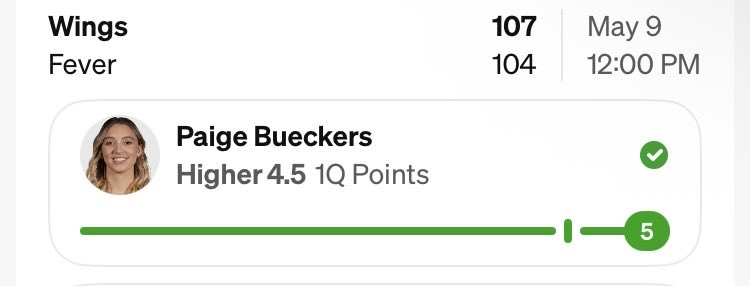 ShowtizziPicks's tweet photo. Cash The WNBA POTD💫✅
Paige Buckets🏀 Over 4.5 1Q Points
#ShowtizziPicks🤳🏾 #GamblingX
#GamblingCommunity https://t.co/64DHZdU78i