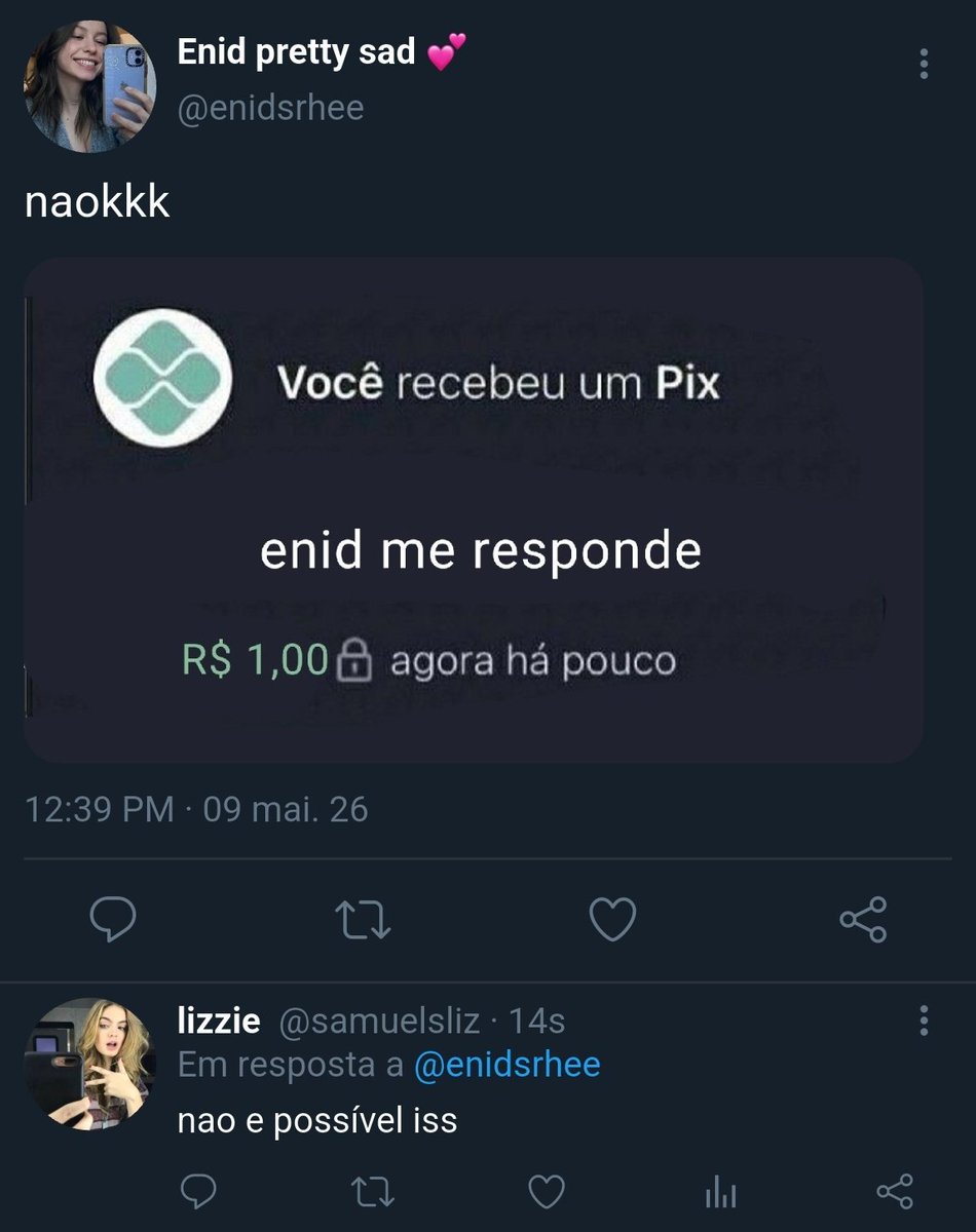 chuveirododaryl's tweet photo. #carnid small au — Get She Back! 💌
Aonde, após 3 meses de término e bloqueado em literalmente tudo, Carl ainda tenta voltar com a Enid.
ou
Aonde a Enid começa a receber pix do ex implorando pra ela desbloquear ele. https://t.co/iixMVzW7uo