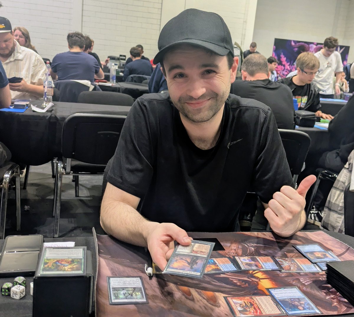 PlayMTG's tweet photo. Last year, Alexandre MacIsaac won Baltimore's Spotlight with Callous Sell-Sword. This weekend, he’s 8-1 with similar turn-3 kills!

“Been testing a lot online. The last 3 Challenges I played, I Top 8’d. Haven’t felt this confident about a deck since Baltimore.”

#SpotlightSecrets https://t.co/zcCa8CTdAj