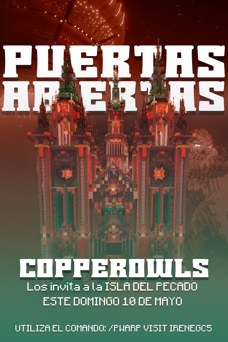 Infoceuticos's tweet photo. [📣] Les recordamos que el clan CopperOwls abre sus puertas mañana domingo 10/05! 
Podran pasearse, comprar items y sacarse fotos con sus ratas Favoritas.
El evento comenzará en el directo y durará todo el día, activen la campanita para no perderse nada🧡 https://t.co/YWdHNwSkSe