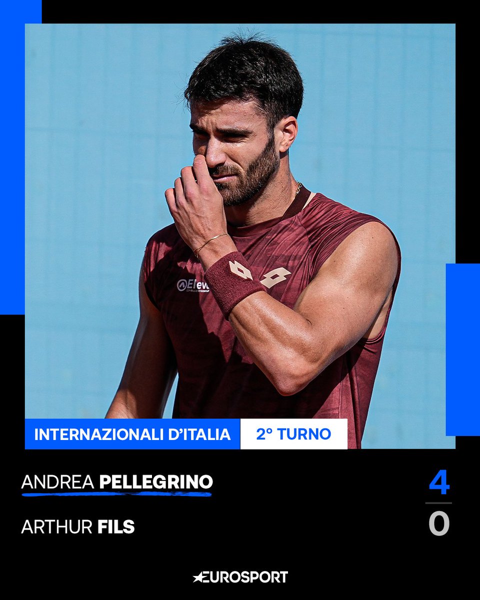 FILS INFORTUNATO, PELLEGRINO PASSA IL TURNO 🇮🇹

Parte bene l’azzurro, ma poco dopo Fils, complice un infortunio, è costretto a lasciare il match e il torneo. Dunque Andrea accede al terzo turno, dove affronterà Tiafoe 👀

#Tennis #IBI26 #Pellegrino