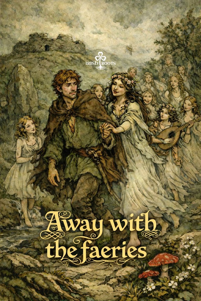 ThisIsIreland3's tweet photo. 🧚 “Away with the faeries” 🧚

A phrase heard across Ireland for generations 🇮🇪

If someone is “away with the faeries,” they are distracted, daydreaming, or somewhere else entirely in their thoughts 💚

#IrishPhrases #IrishFolklore #IrishExpressions #Ireland

📸 Irish Roots https://t.co/DvR5tLFrSC