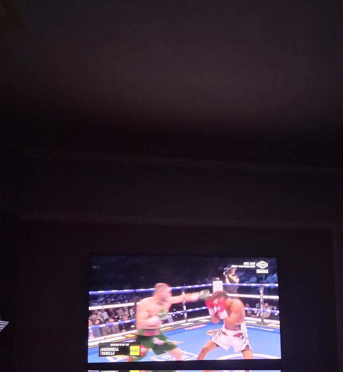 Little man in bed, boxing on. 

Wardley to win.