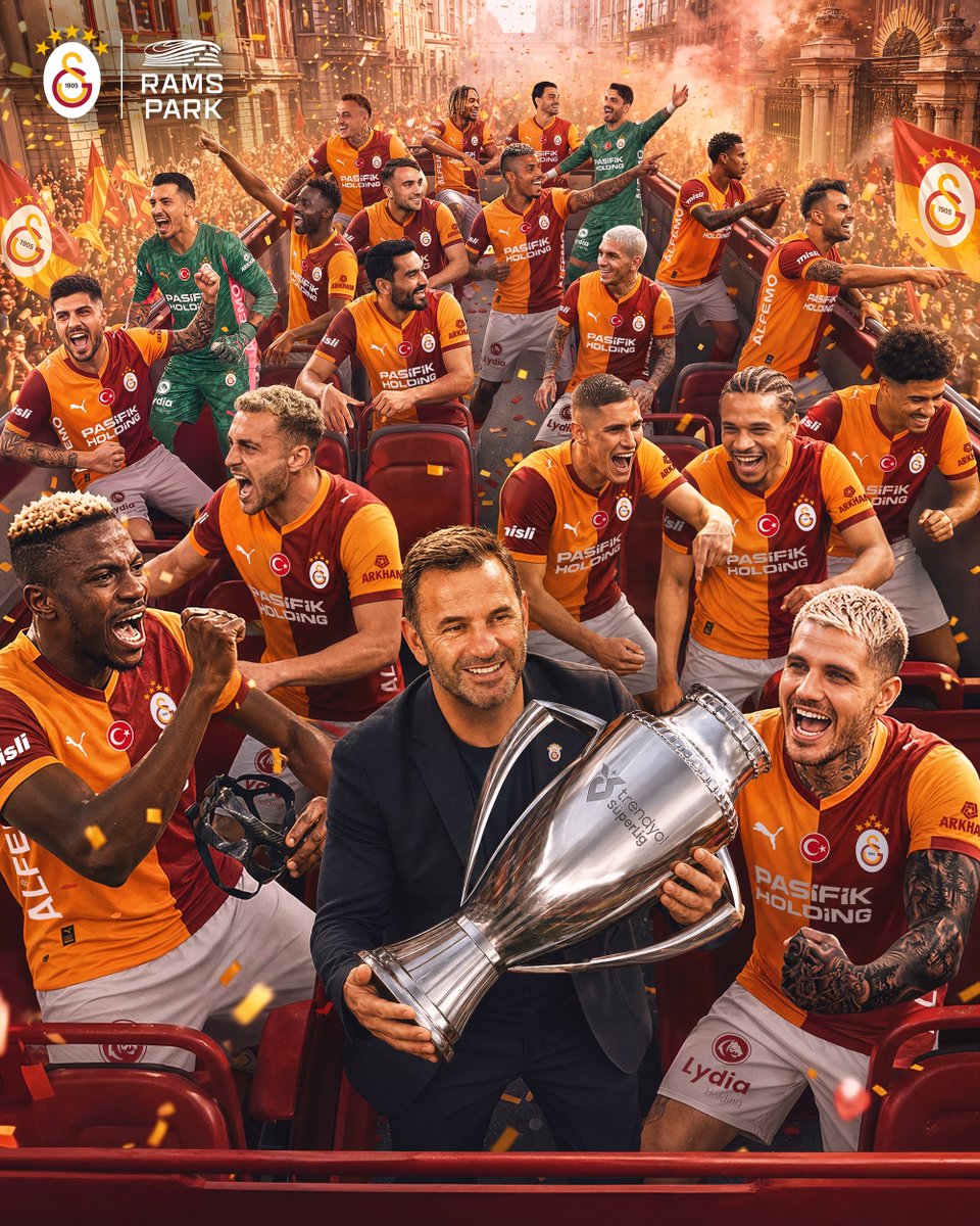 Süper Lig’de Şampiyon Galatasaray! #DOMİN4SYON 

Şimdi #Hedef27, Hedef Şampiyonlar Ligi!
