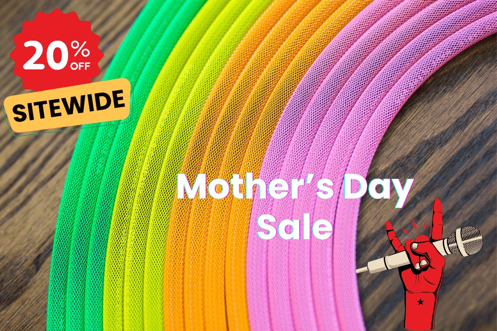 RSnakeCableCo's tweet photo. Call your mom. Then buy a cable. 🎸
20% off sitewide for Mother’s Day.
From clean, classic builds to limited-run colors, now’s a great time to dial in your setup.
Don’t wait too long on this one.

https://t.co/KKuD95ysMI https://t.co/jL5FpV90R0