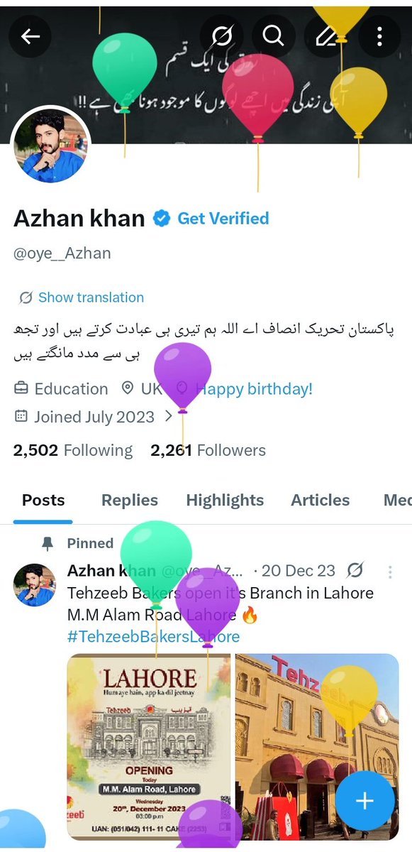 oye__Azhan's tweet photo. Today is my birthday 🎂 

Ksii nay wish hi ni  kia 🥺 https://t.co/Pyn1bR24v1