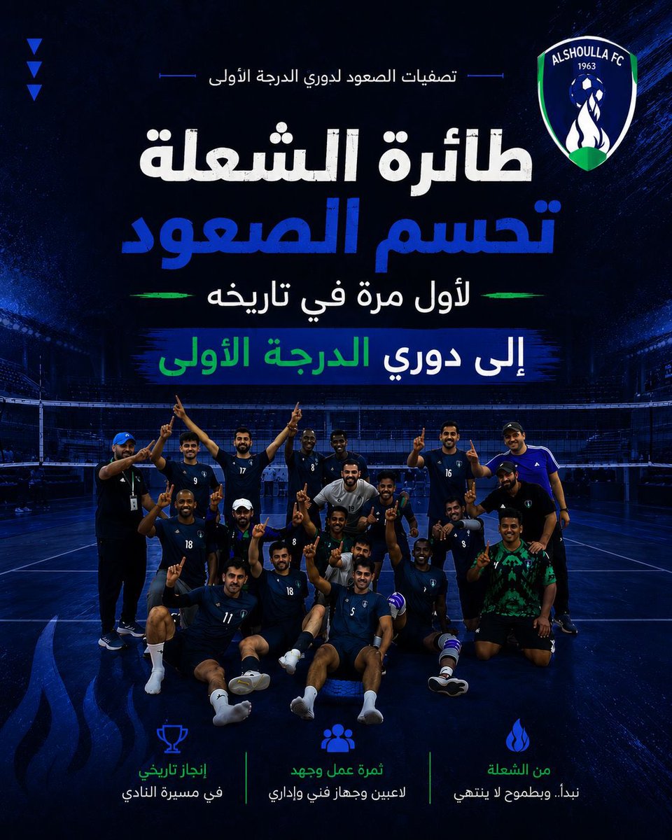 AlshulaClub's tweet photo. 🚨🚨🚨🚨🚨🚨🚨🚨 — رسميًا :

أباتشي #الشعلة يتأهل لـ دوري الدرجة الأولى لكرة الطائرة لأول مره في تاريخه 👋🏻✈️🤩✅

🔵🔵🔵🔵🔵🔵🔵🔵🔵🔵���🔵🔵🔵🟢🟢🟢🟢🟢🟢🟢🟢🟢🟢🟢🟢🟢🟢
#منبر_الشعلة || #أباتشي_الشعلة https://t.co/NYZbTL94xJ