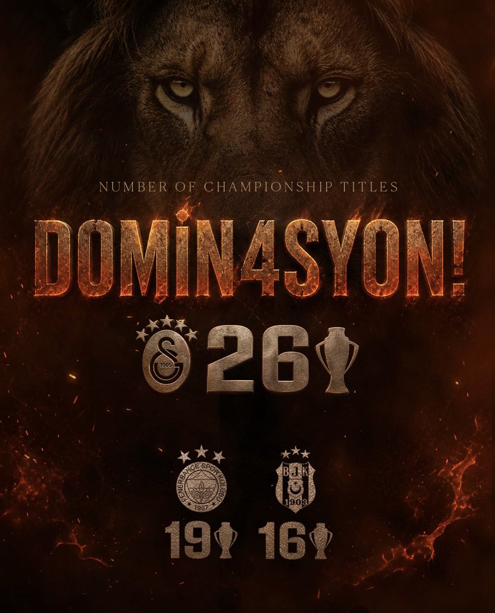ChocChunkCookie's tweet photo. The Soul of The LIONS brought us this 26th Championship again…Galatasaray is Passion…We just live it.🦁💛❤️ https://t.co/IJXg8KJzsW