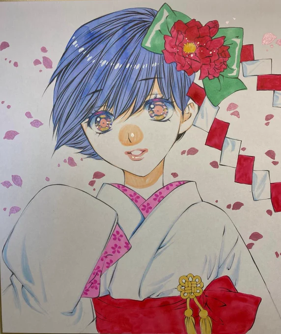 本日母の日! 母の絵なら任せて笑