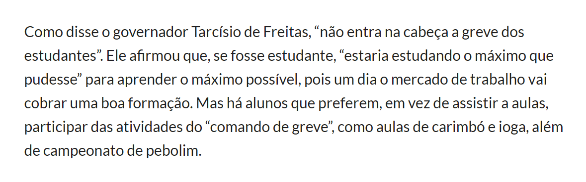 aveIIar's tweet photo. sim estadão, a culpa da greve da usp deve ser das atividades extracurriculares, e não por exemplo as larvas na comida ou a moradia estudantil desmoronando

https://t.co/sggYXbeeXN https://t.co/9qQbh97lcJ