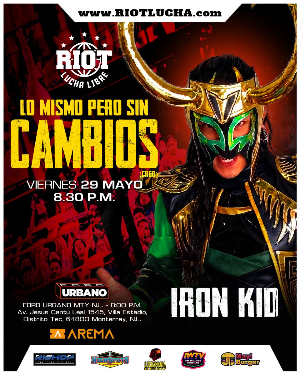 Riot Lucha Libre tweet media