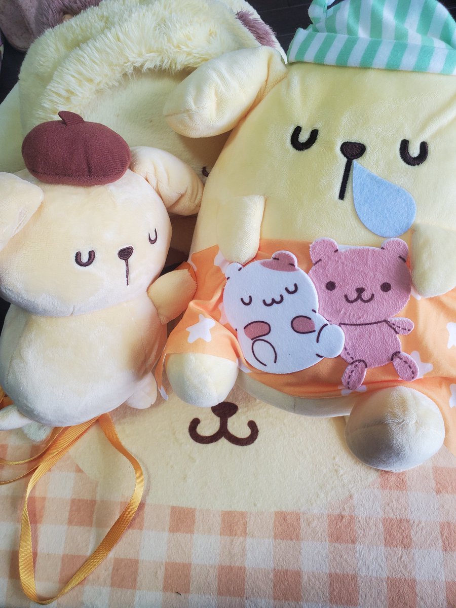ポムポムプリン #ポムバサダー #ラウンドワン BIGぬいぐるみのぐっすり