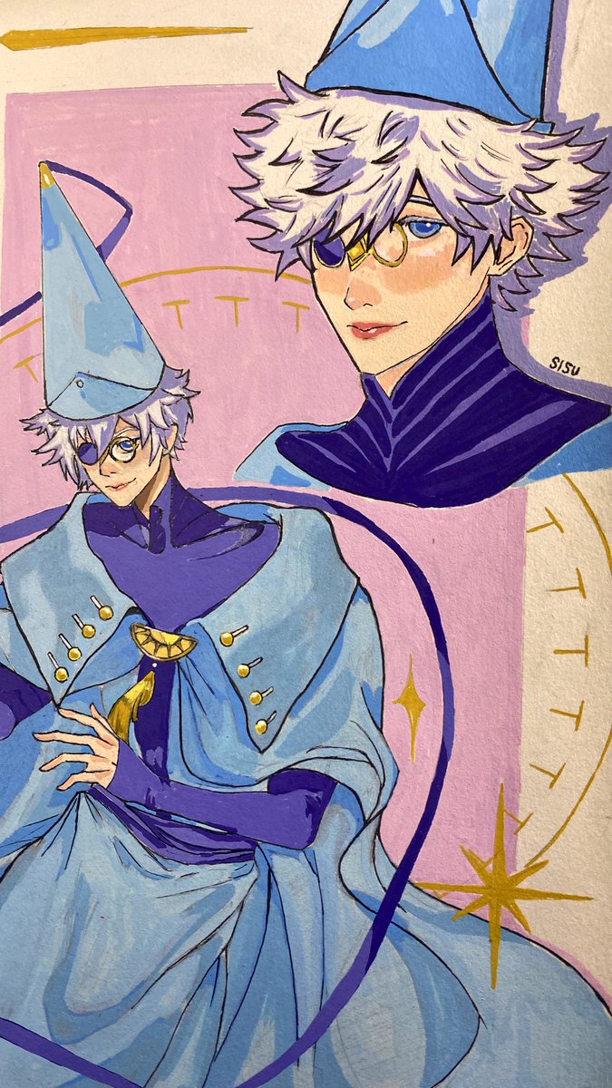 sza_03's tweet photo. Added more soul to this one. Swapping the palette to blue was a risk, but I think he looks even better this way. 🎨✨
Medium: Acrylics
#qifrey #watchhatatelier  #anime #fanartㅤㅤㅤㅤ #art  #trending https://t.co/pDlhdMbYGm