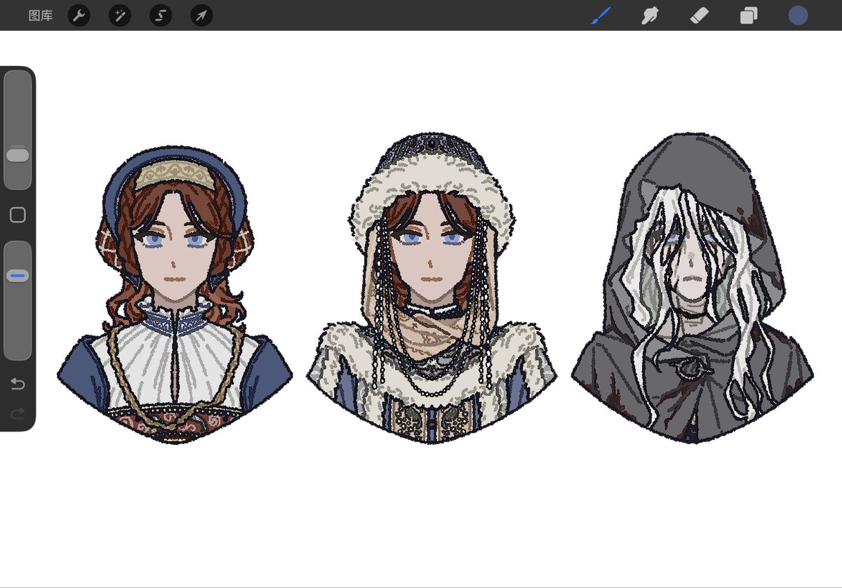 elleonora_d's tweet photo. #catelyn โFamily, Duty, Honorโ
the first two were actually meant to be part of a family tree illustration
#asoiaf #catelyntully #WIP https://t.co/CRXnizBvgC