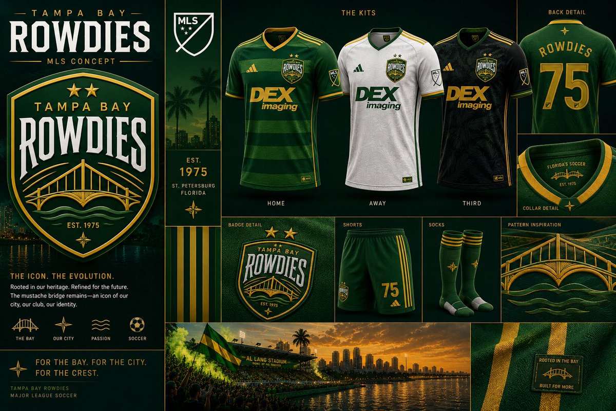 jxpryde's tweet photo. Asked chat gpt to make a kit to see how the Tampa Bay Rowdies would rebrand if they ever transition to MLS and this kinda eats ngl ⚽️ https://t.co/hyqnF45Cos