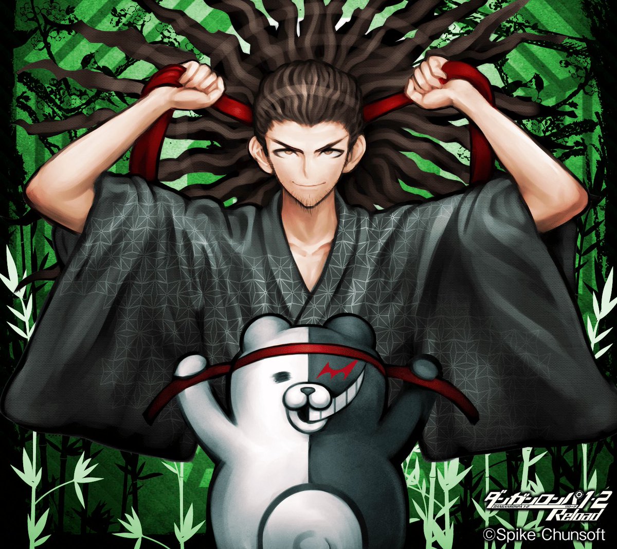 BasedBemwu's tweet photo. I actually really love how Danganronpa promotional material always treats every character like they're equally important https://t.co/0kDXlIxuxp