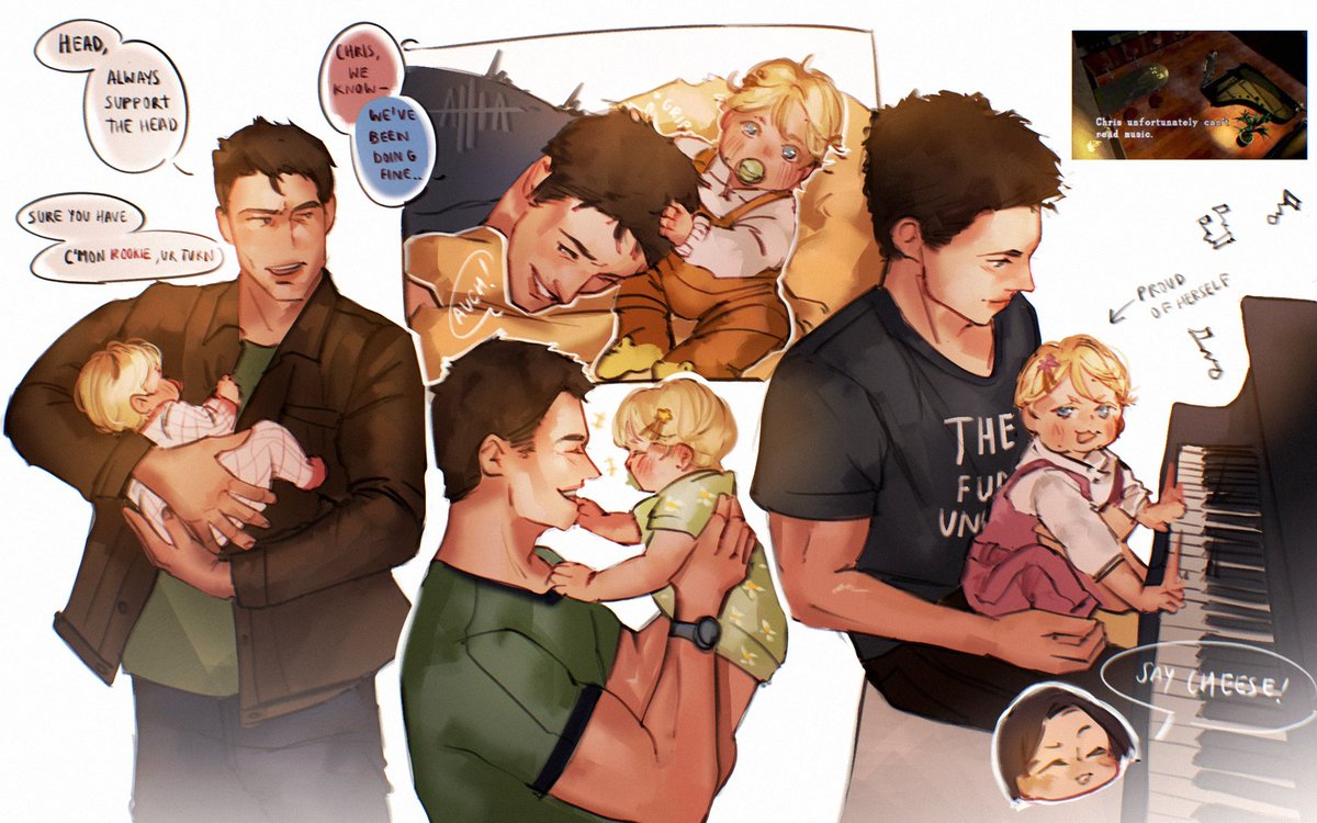 Uncle Chris Agenda Won Again ⊹ ࣪ ˖ ໒꒱

I love the idea that Chris started visiting more often after Charlotte was born “just to check on Claire,” only to end up staying for hours because the baby decided she liked him more.

#ChrisRedfield  || #cleon #CharKR