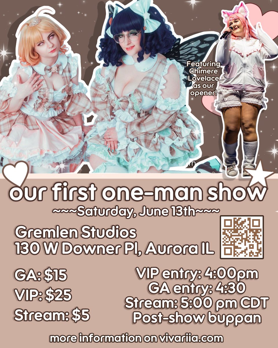 vivariiaidols's tweet photo. We’re very excited to finally announce… OUR FIRST ONE-MAN ON JUNE 13th!!

Due to the venue, the in person event will be 18+ only, but the live viewing will be all ages 
Discounted $12 early bird tickets are available until May 12th

#idol #kaigaiidol #overseasidol #アイドル https://t.co/EMwzQv6PFu