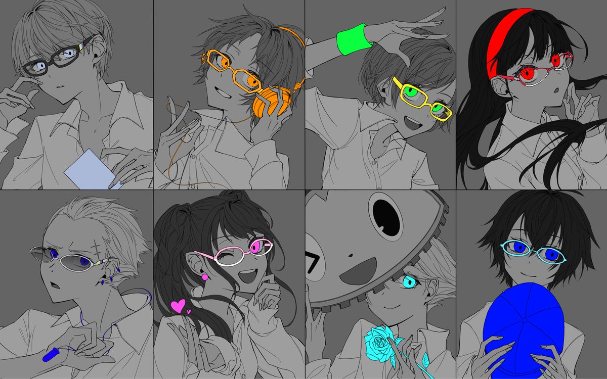 絣 tweet media