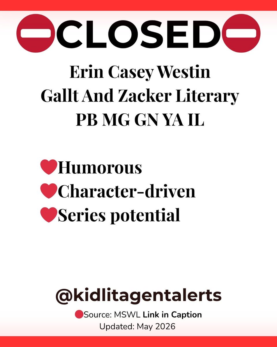 @kidlitagentalerts tweet media
