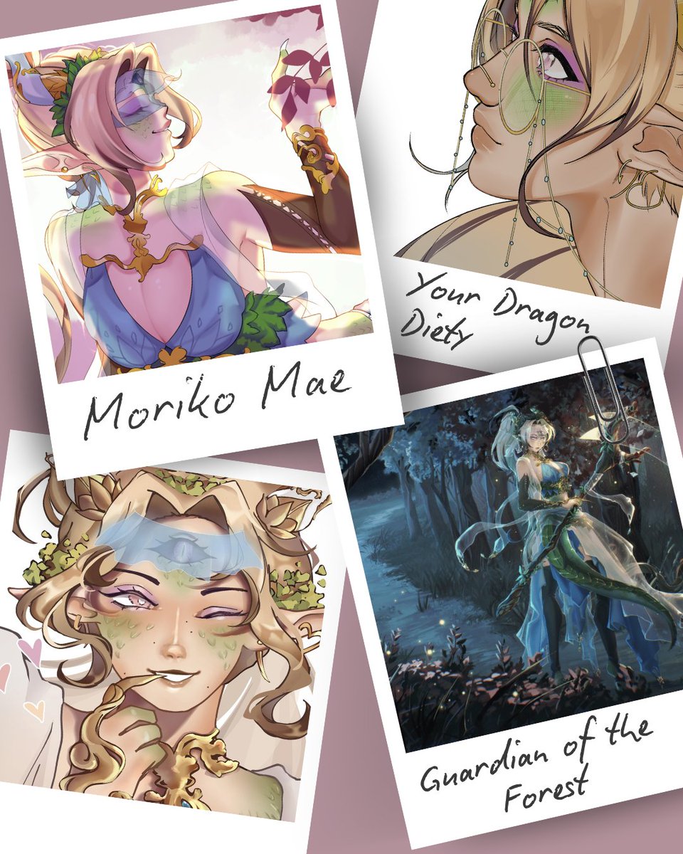 Moriko Mae ༉‧₊˚. 🐉⚜️ Dragon Deity Vtuber tweet media