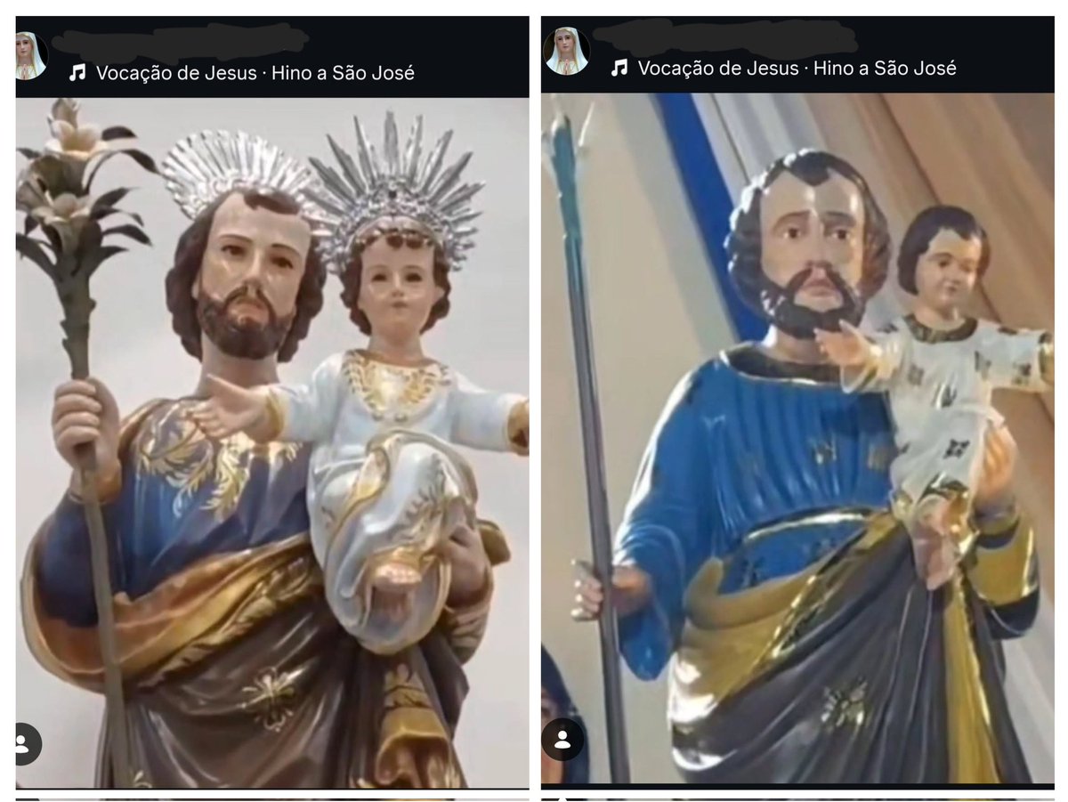 jcdeusex's tweet photo. Aos católicos respondam se isso é ou não idolatria. Vi o comentário desse cara e não acreditei. O cara tá querendo reverter o batismo dele pq trocaram a imagem da paróquia dele por uma mais feinha.
O cristianismo dele estava atrelado a uma imagem, triste demais https://t.co/W4dU3E5U01
