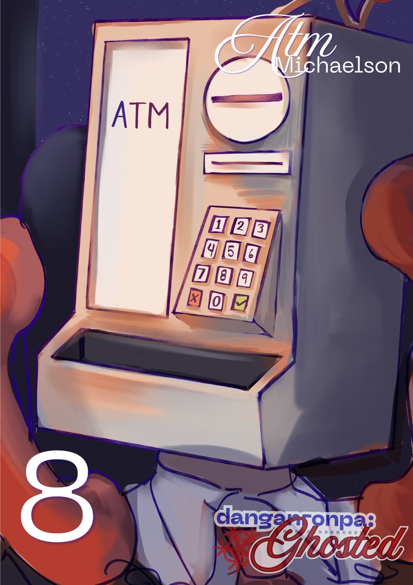 DanganGhosted's tweet photo. "I just hope we can get out of this shithole fast enough so I can get back to work." 
-ATM Michaelson

reveal illust #8

#fanganronpa #drghosted https://t.co/yxveQBBuaN