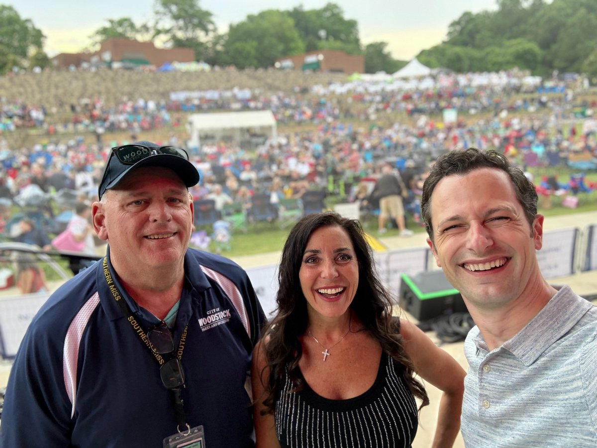 michaelcaldwell's tweet photo. The Woodstock Summer Concert Series is officially back. Here's to an incredible season, Woodstock! https://t.co/STF4harpLd
