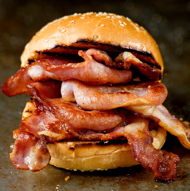 TheGriftReport's tweet photo. Foreigner's say us Brits don't have good food

I give you: The bacon bap  

Only wrong uns cant eat this. https://t.co/D6eqgce3PG