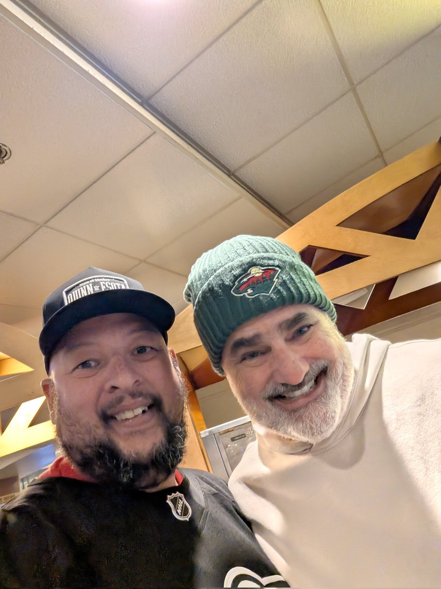 Woodyth's tweet photo. Got a pic with one of my favorites tonight! Thanks brother! @PAOnTheMic God bless! LET'S GO WILD #ITSTHEPLAYOFFS #believe https://t.co/Gi9f8nzNtM