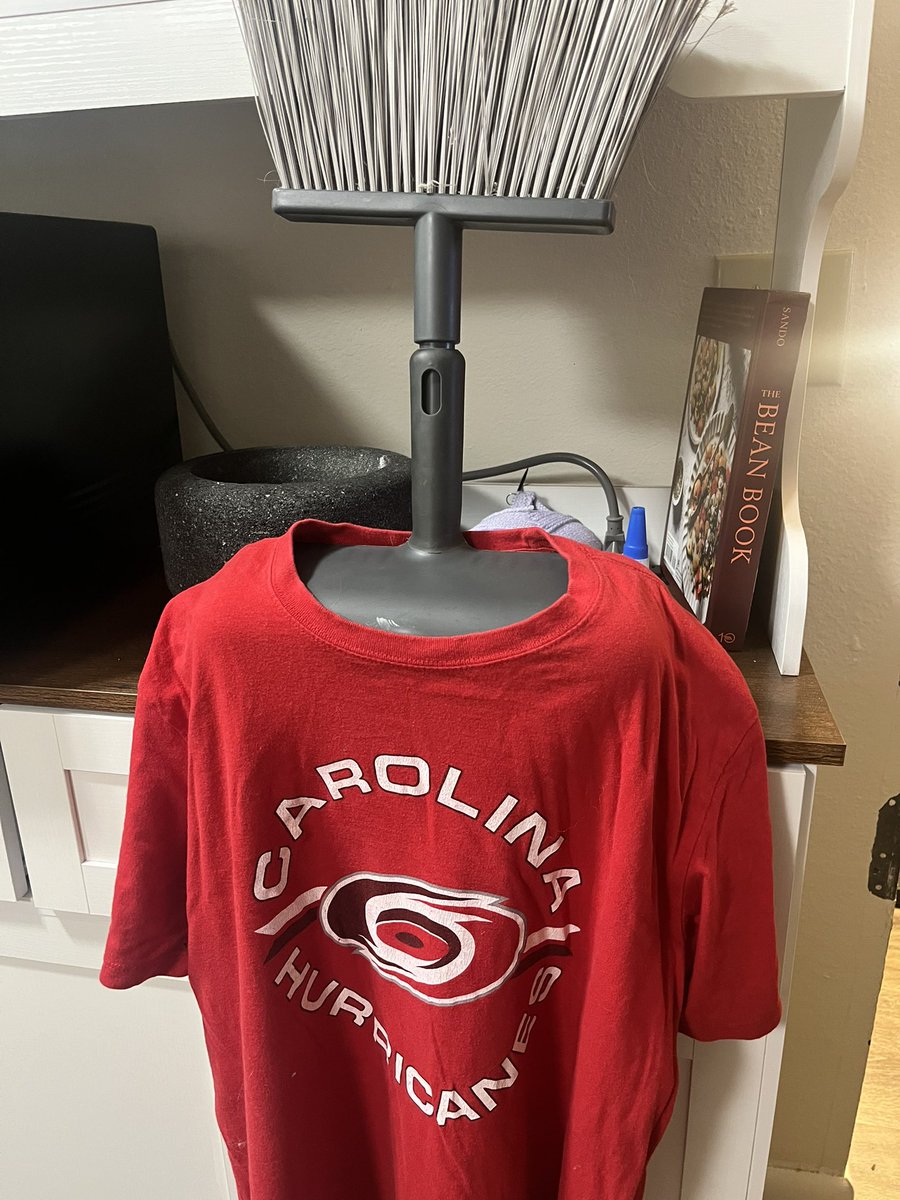 ikethe4's tweet photo. Second Canes broom appearance, so I decided to name him. Say hello to Rod Broomd'Amour.
#canes #soundthesiren https://t.co/bTw9KMPmHB