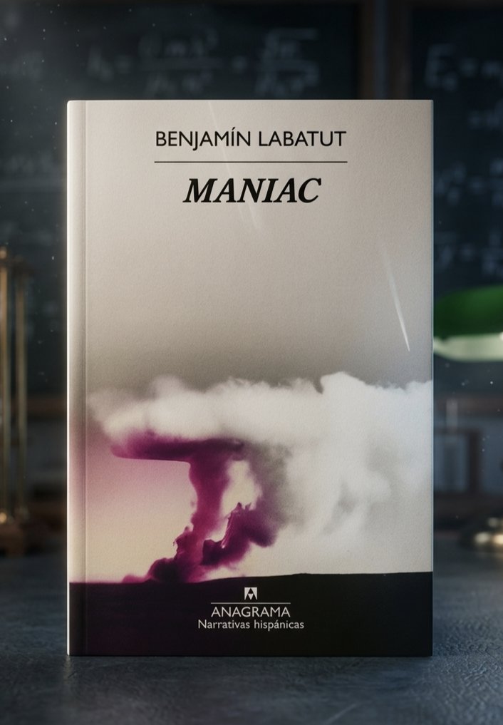 218Irae's tweet photo. Benjamín Labatut 🇨🇱🇳🇱 (Rotterdam, 1980).
«MANIAC» 2023.
Premio TTL al mejor libro de ficción 2023. 

Editorial Anagrama (Narrativas hispánicas). 13.ª edición, agosto: 2024, 400 pp.
#Libros2026. # 30
⭐⭐⭐⭐⭐

#benjaminlabatut #anagrama #maniac #ciencia https://t.co/OGDrhIJLAV