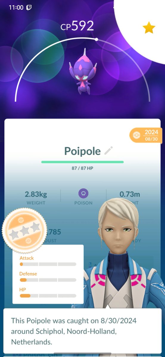 zlatt28's tweet photo. I spent 500k to get this.. I might best buddy it.. #pokemongo #trade https://t.co/gxwA8nHWVq