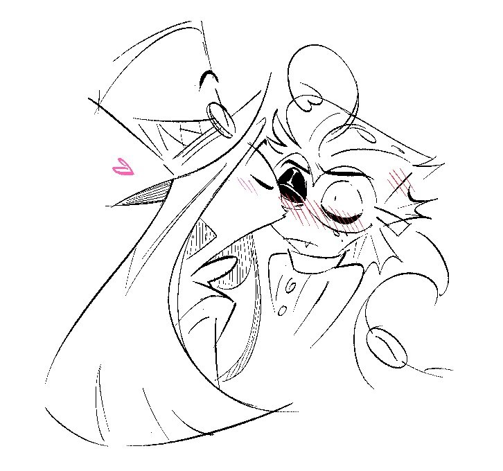 star_heart04's tweet photo. avoiding the fight #baxtious
#pentious #baxter #hazbinhotel #labpartners https://t.co/SqjRDdwDf5