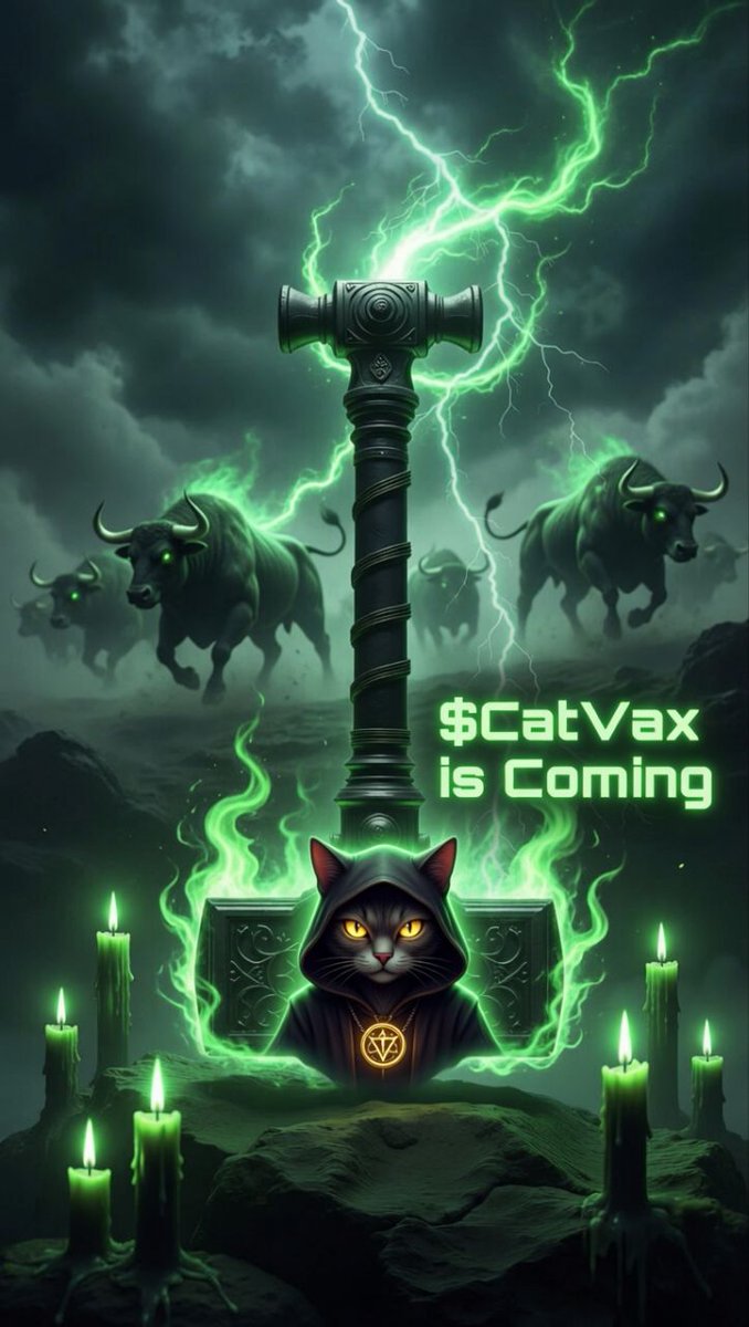 Mendy07171's tweet photo. The $CatVax Hammer has awakened.
Bears had their fun… now the Cult strikes back. ⚡💚🐂
$CatVax is Coming.

@Catvaxxers @DrProfitCrypto https://t.co/XB7TTMZ1tp