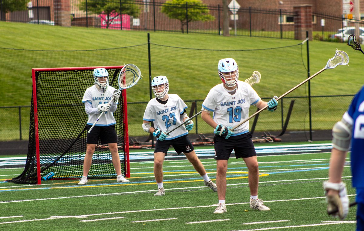 SJLax's tweet photo. Saint Joe gets the win on Senior Day, defeating Bishop Chatard 9–5 at Father Bly Field. The Huskies are now 10–3. #HuskyLax #GoHuskies https://t.co/diDq1Reoc6
