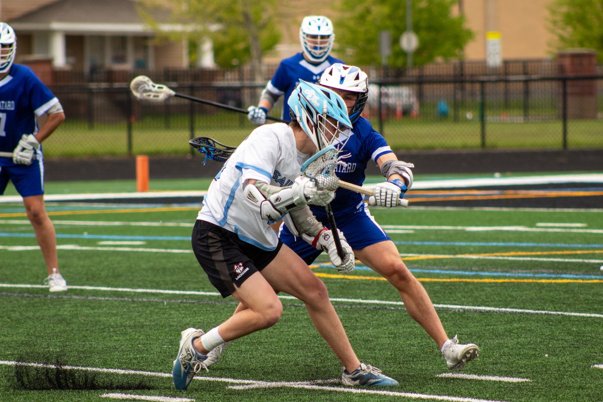 SJLax's tweet photo. Saint Joe gets the win on Senior Day, defeating Bishop Chatard 9–5 at Father Bly Field. The Huskies are now 10–3. #HuskyLax #GoHuskies https://t.co/diDq1Reoc6