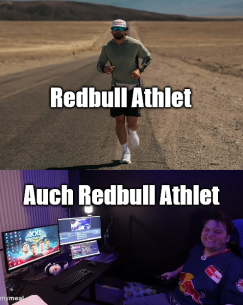 Mein Streamer ist ein Athlet