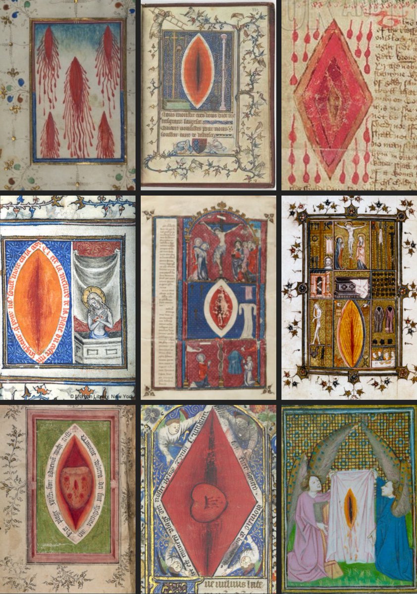 Christ’s side wound in illuminated manuscripts