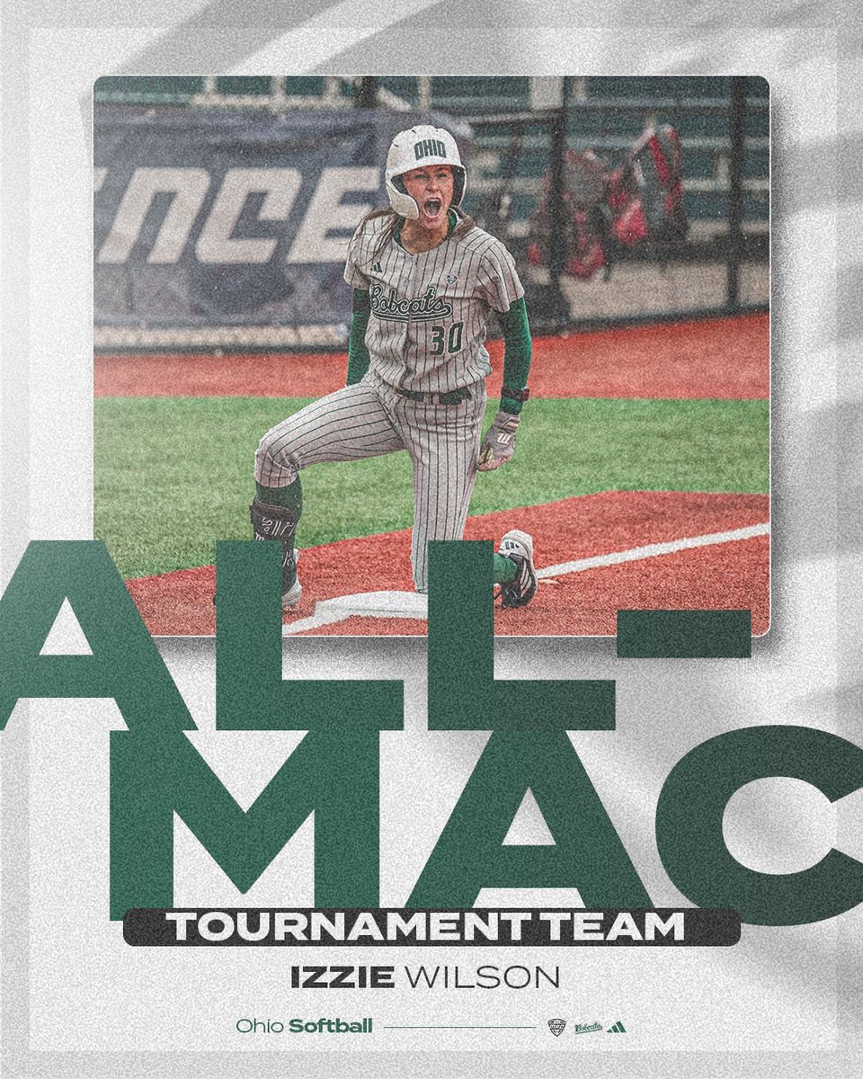 OhioBobcatSB's tweet photo. 𝑵𝑶 𝑫𝑶𝑼𝑩𝑻 𝑨𝑩𝑶𝑼𝑻 𝑰𝑻😼 

Congrats, Belle, Colleen, and Izzie, for being named to the All-MAC Tournament Team!! Well deserved!

#OUohyeah https://t.co/MXFqWnmwhj