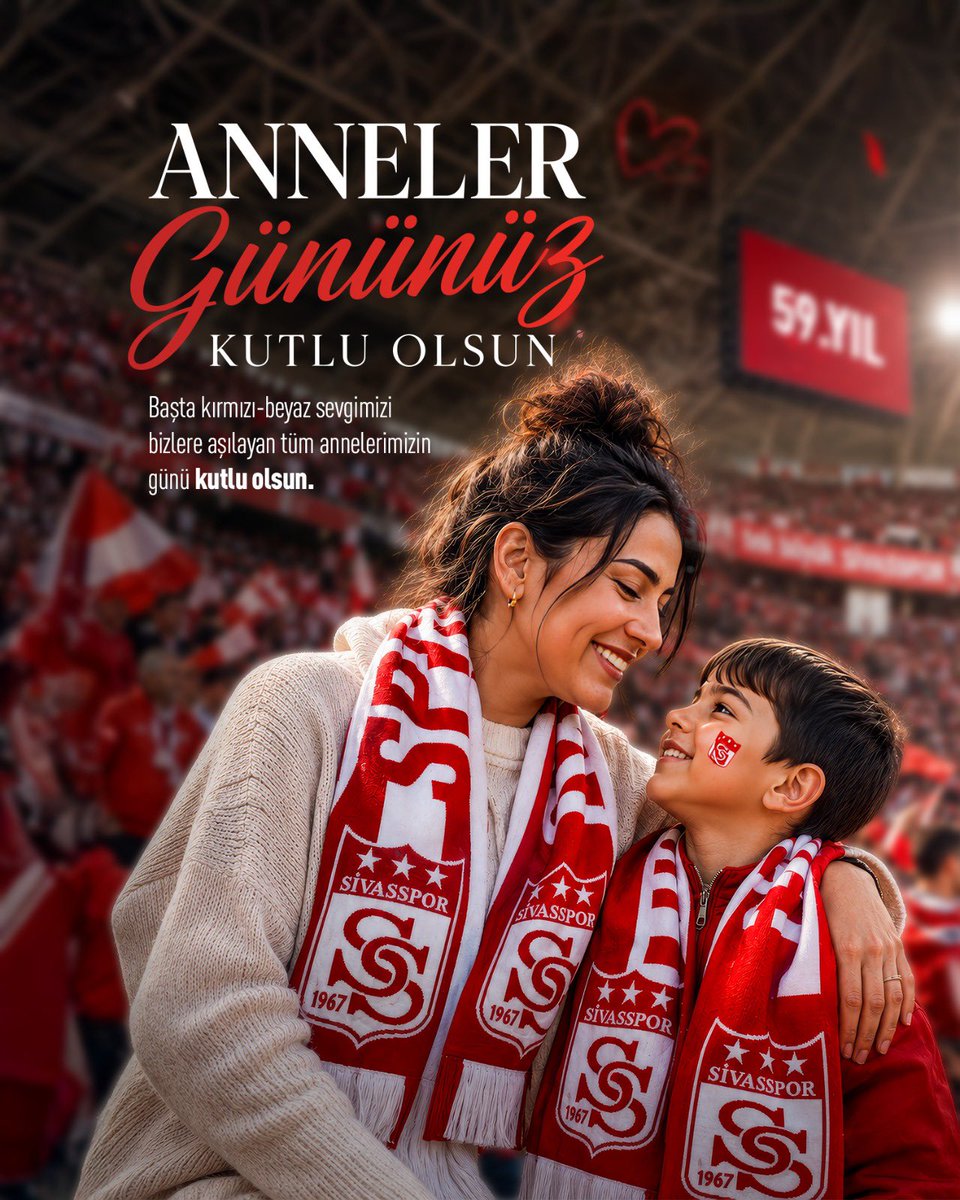 Sivasspor's tweet photo. 🌸 Hayatımıza sevgiyi, fedakârlığı ve sonsuz desteği katan tüm annelerin Anneler Günü kutlu olsun.

Başta şehit anneleri olmak üzere, yüreği evlat sevgisiyle atan tüm annelerimize sağlık, mutluluk ve huzur diliyoruz. ❤️🤍 https://t.co/NYu366wjwF